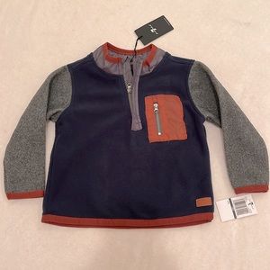 7 FOR ALL MANKIND baby boy quarter zip up sweater